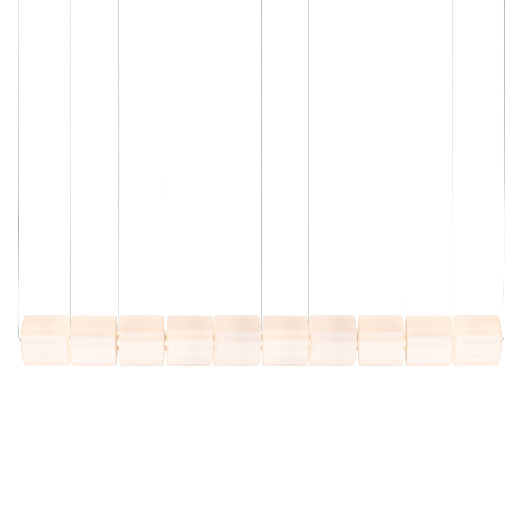 Column 300 Horizontal Pendant: 10 Units + Ivory
