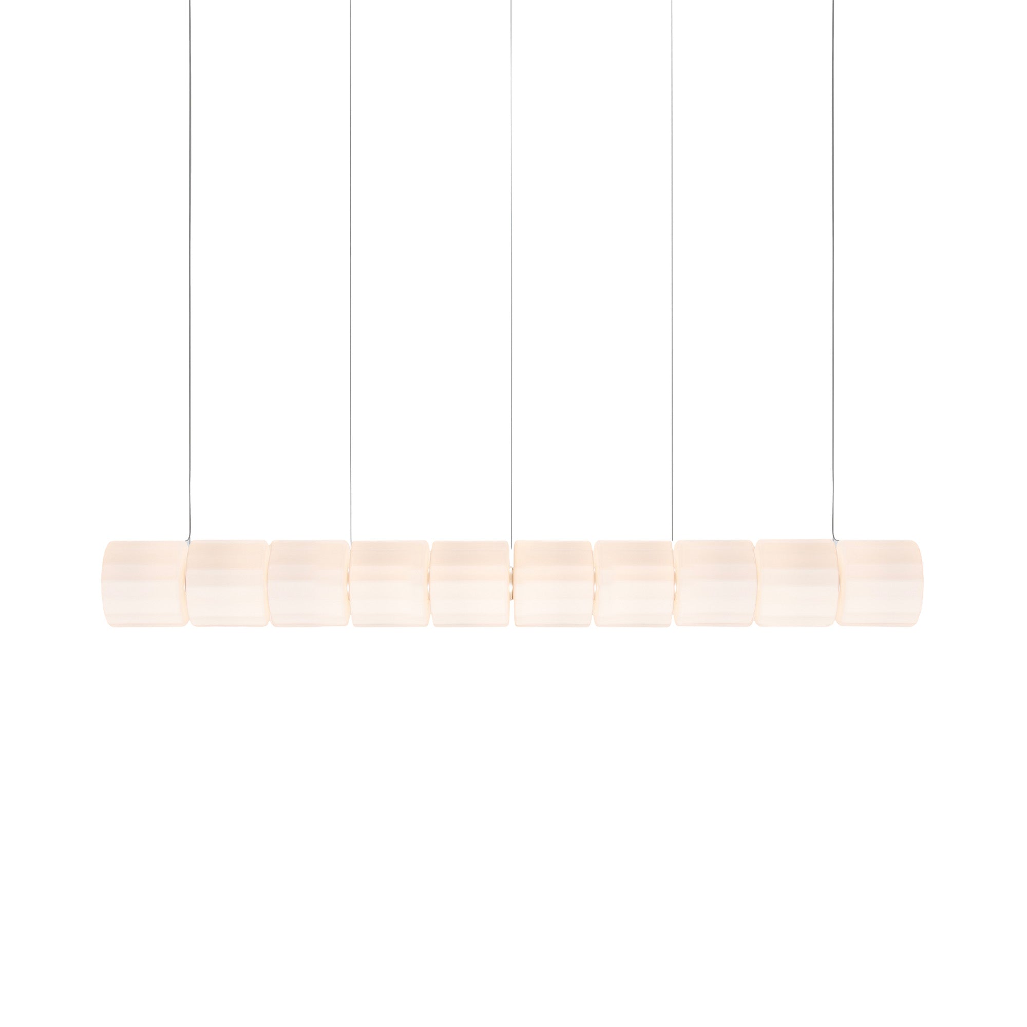 Column 300 Horizontal Pendant: 10 Units + Ivory