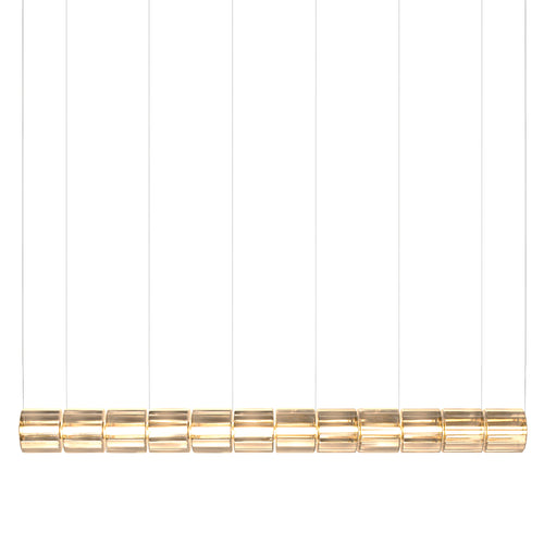 Column 300 Horizontal Pendant: 12 Units + Amber