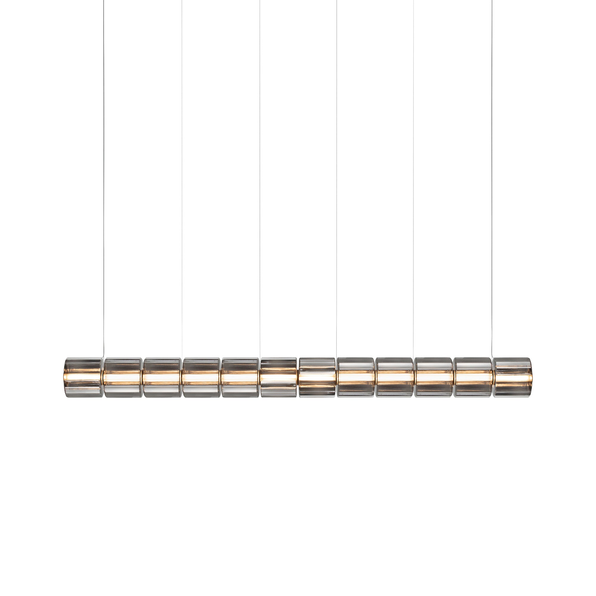 Column 300 Horizontal Pendant: 12 Units + Carbon