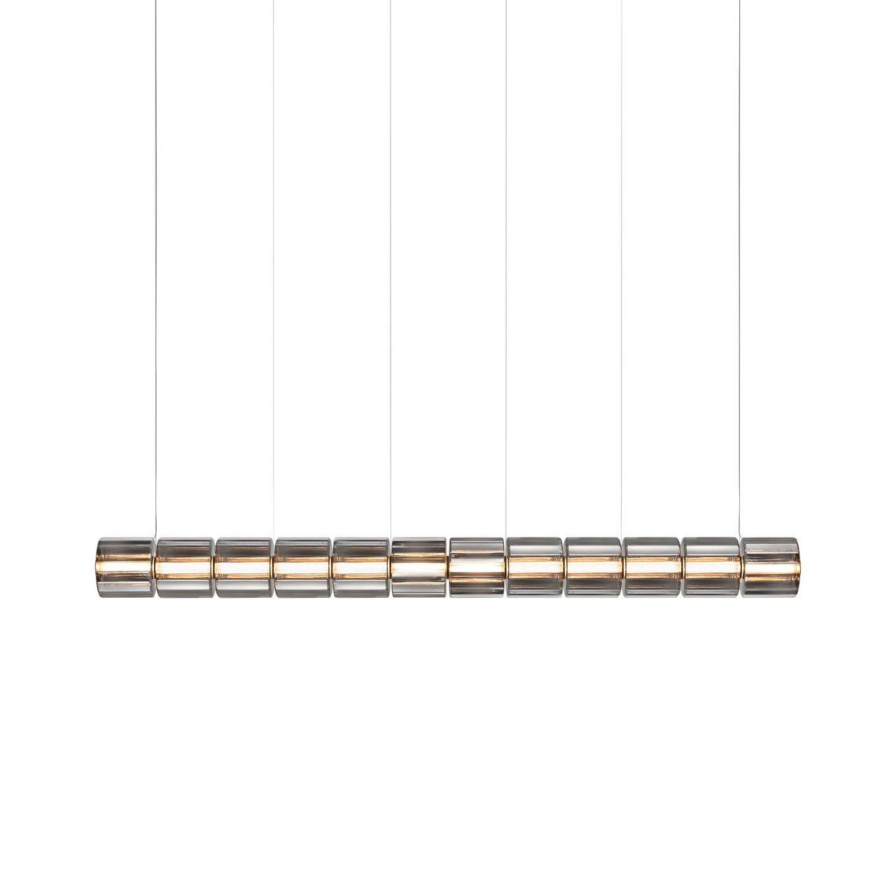 Column 300 Horizontal Pendant: 12 Units + Carbon