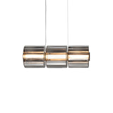 Column 300 Horizontal Pendant: 3 Units + Carbon