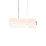 Column 300 Horizontal Pendant: 3 Units + Ivory