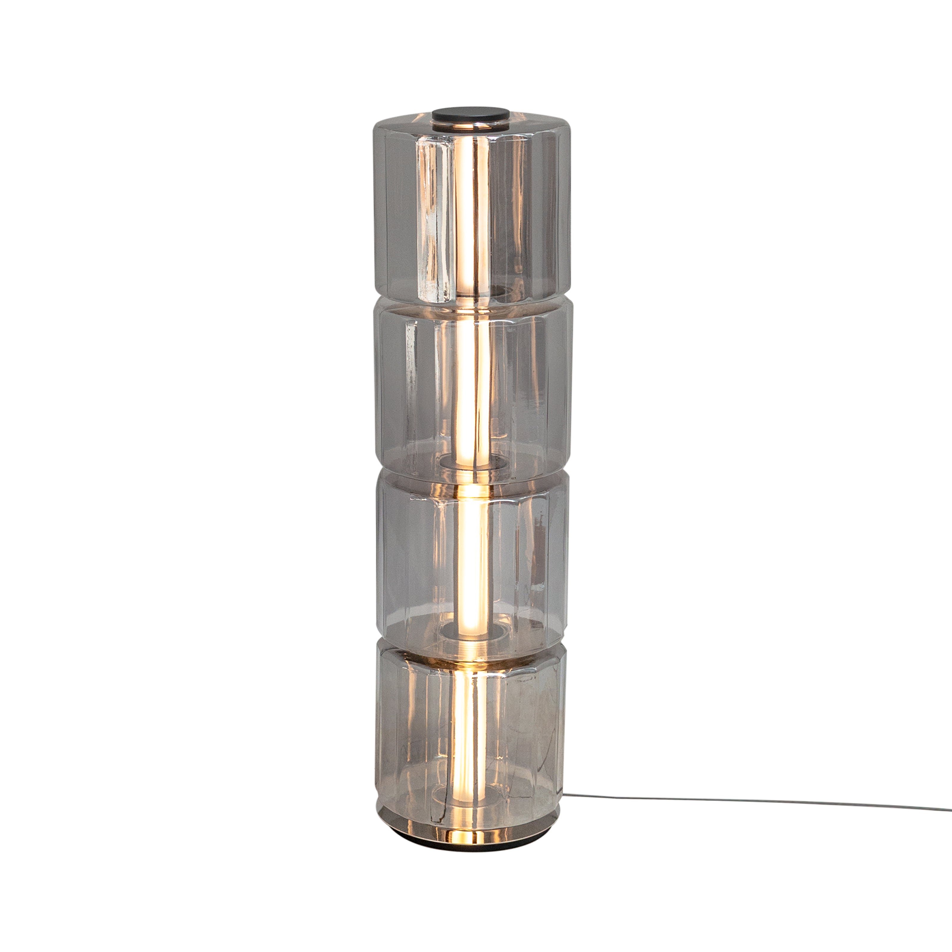 Column 300 Floor Lamp: 4 + Carbon