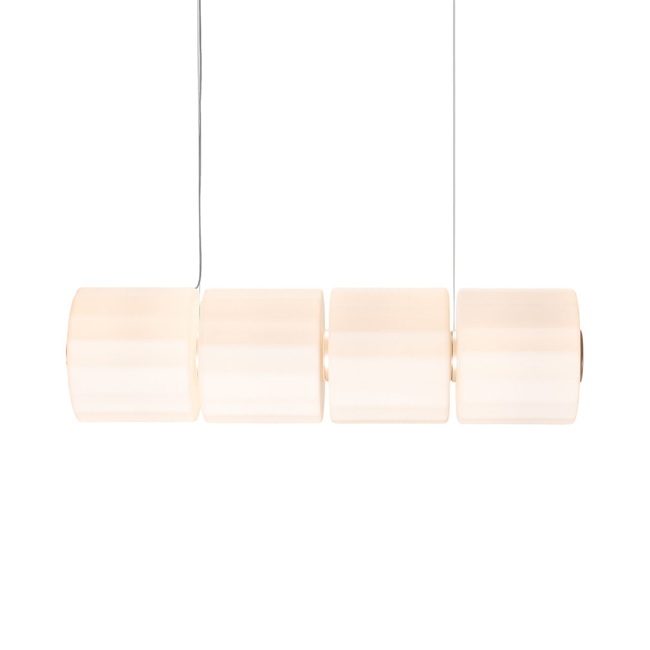 Column 300 Horizontal Pendant: 4 Units + Ivory