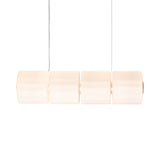 Column 300 Horizontal Pendant: 4 Units + Ivory