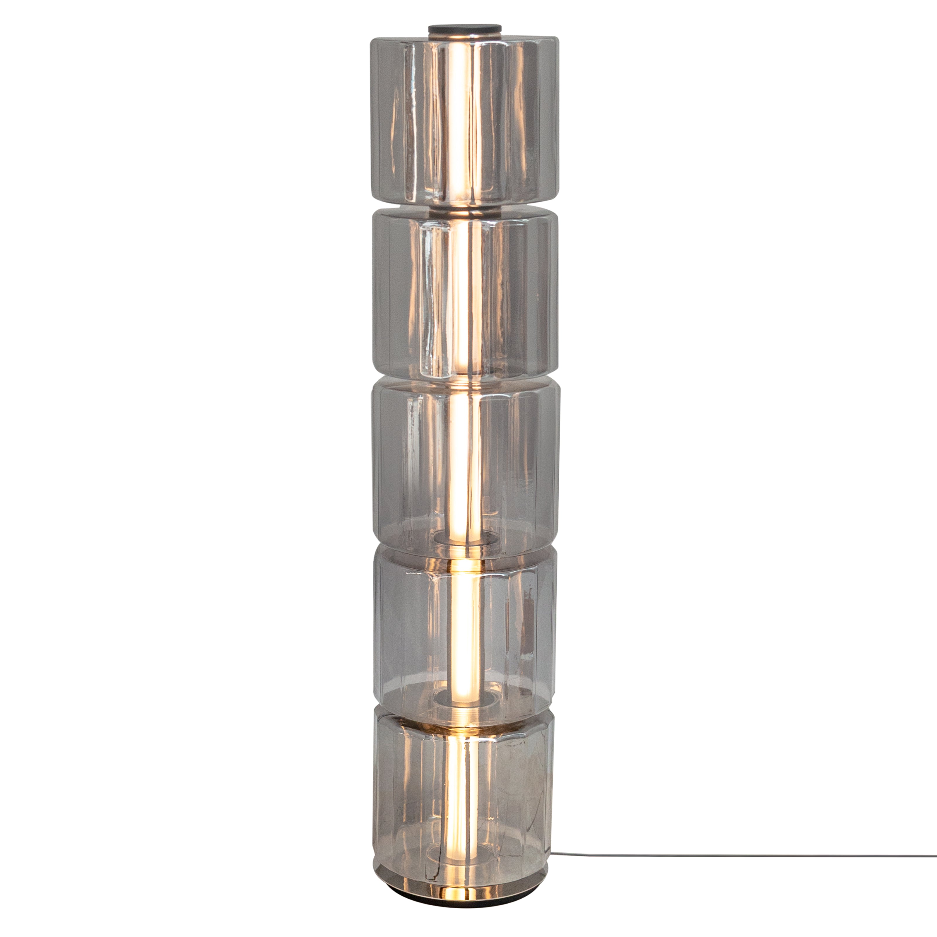 Column 300 Floor Lamp: 5 + Carbon