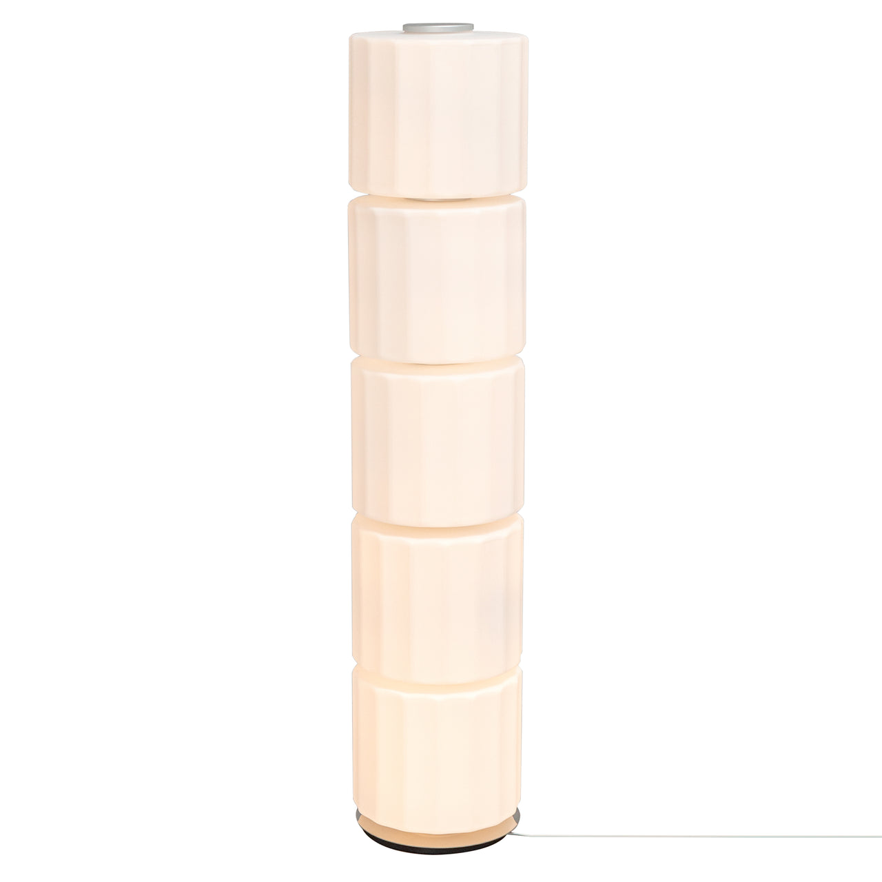 Column 300 Floor Lamp: 5 + Ivory
