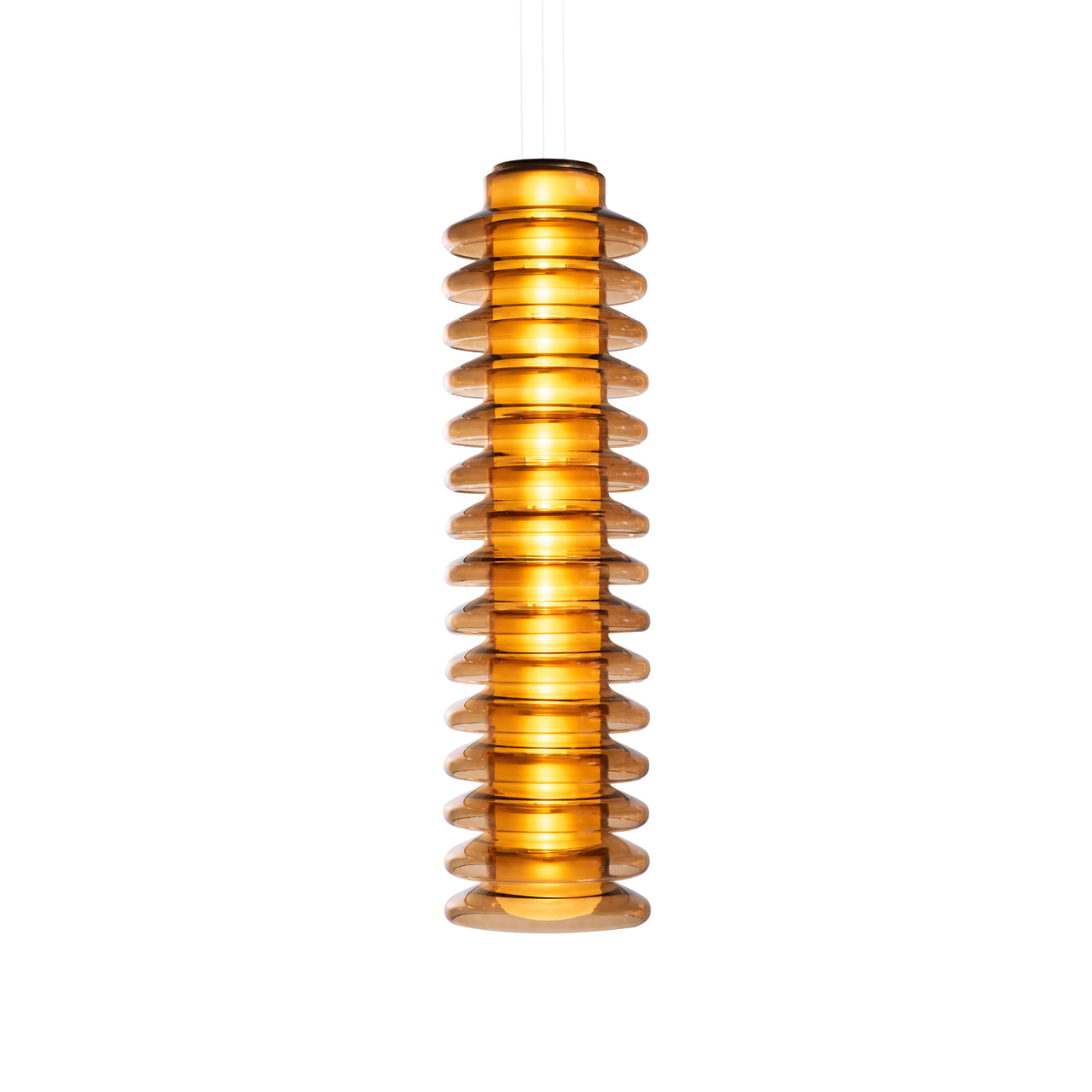 Pace 28 Pendant Light: 15 + Umber