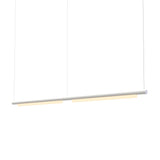 Pipeline 125.2 Linear Pendant Light: White + White