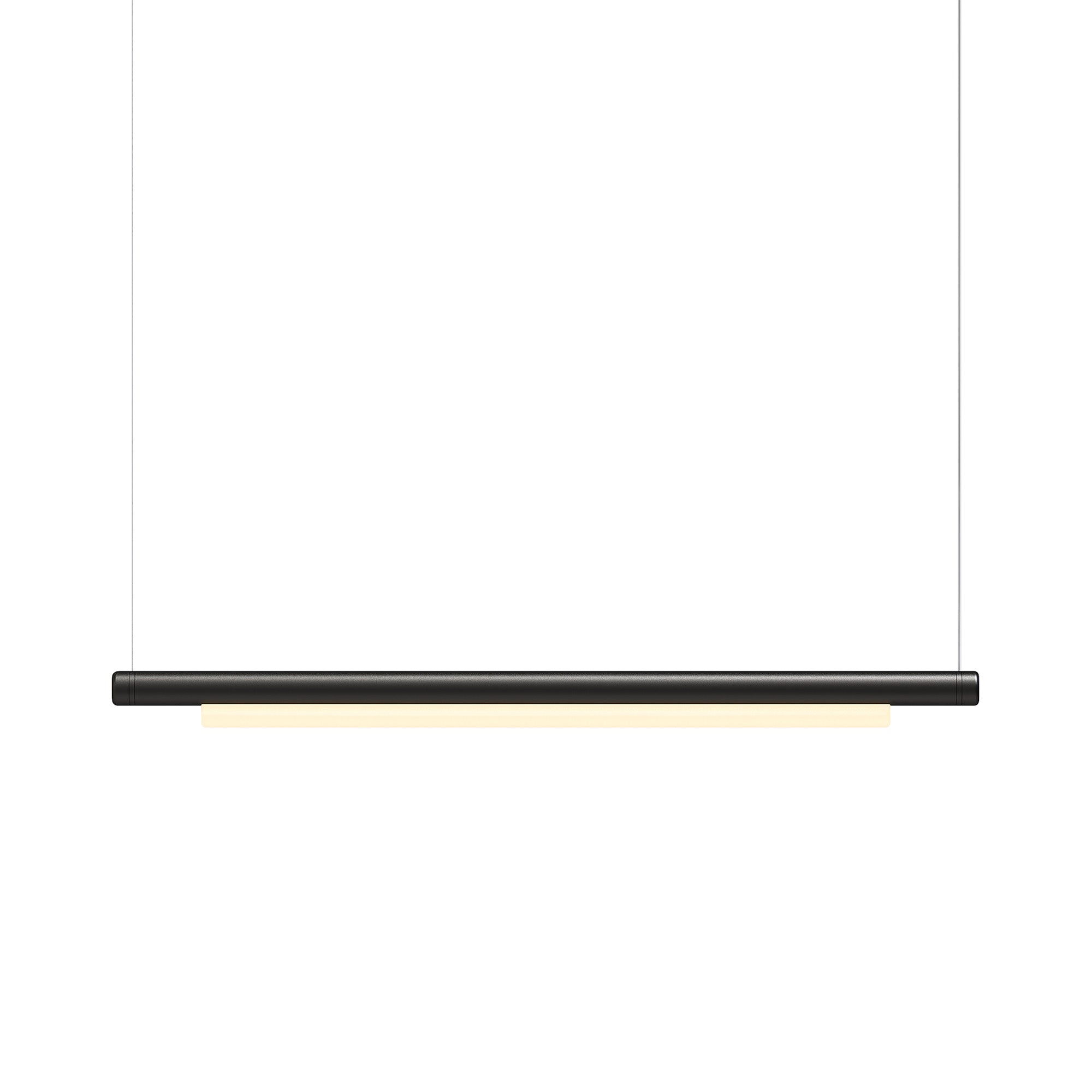 Pipeline 125 Pendant Light: Black + Black