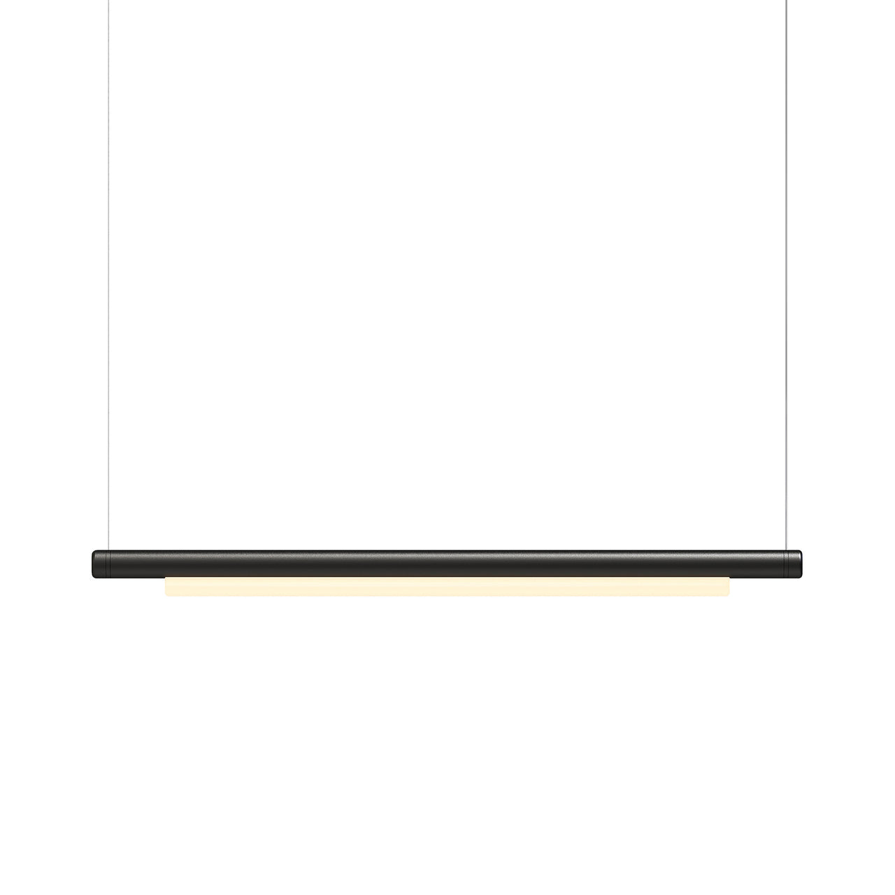 Pipeline 125 Pendant Light: Black + Black
