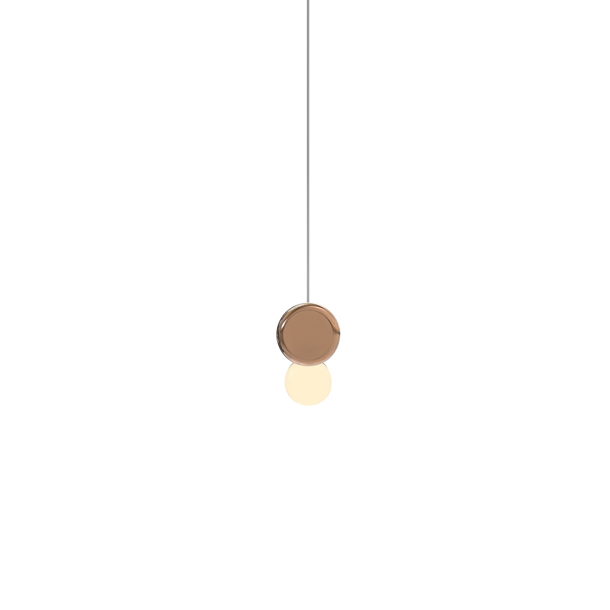 Pipeline 125 Pendant Light: Copper + Copper