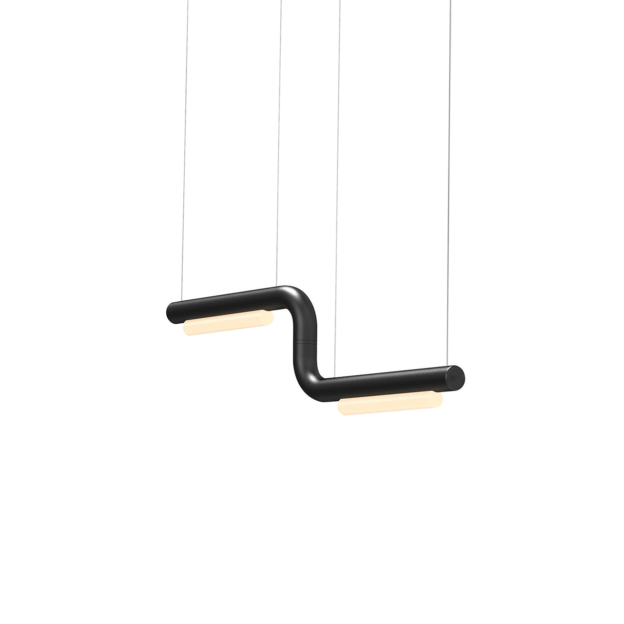 Pipeline CM1 Pendant Light: Black + Black