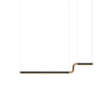 Pipeline CM2 Pendant Light: Black + Copper