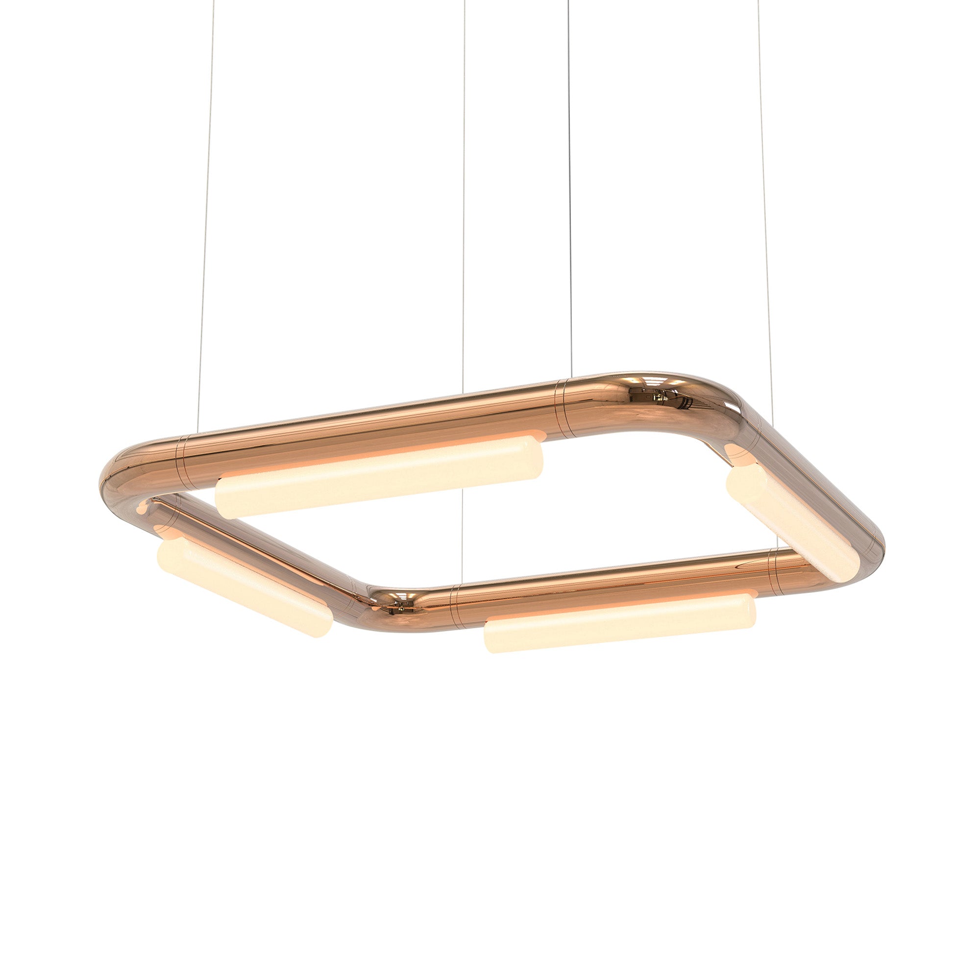 Pipeline CM5 Pendant Light: Copper + Copper