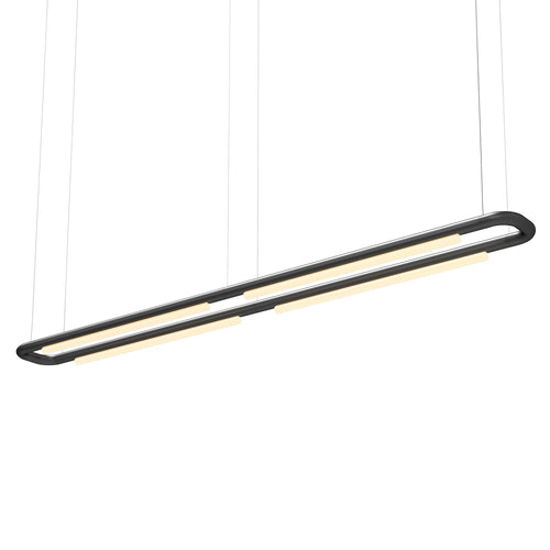 Pipeline CM7 Pendant Light: Black + Black