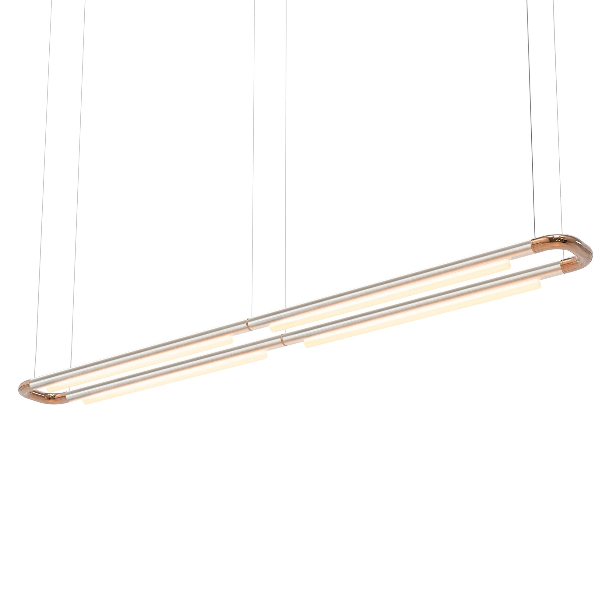Pipeline CM7 Pendant Light: Raw + Copper