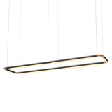 Pipeline CM8 Pendant Light: Black + Copper