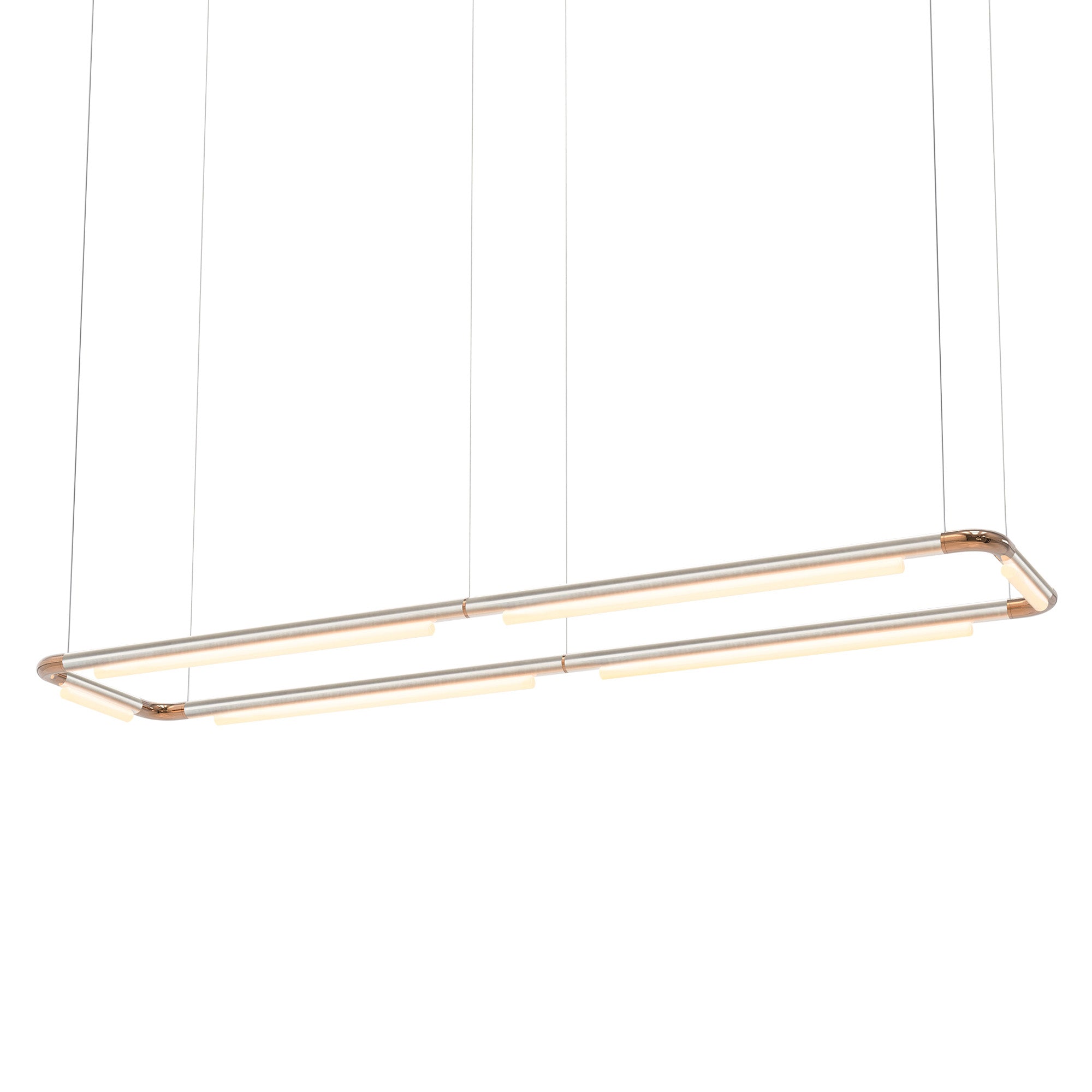 Pipeline CM8 Pendant Light: Raw + Copper