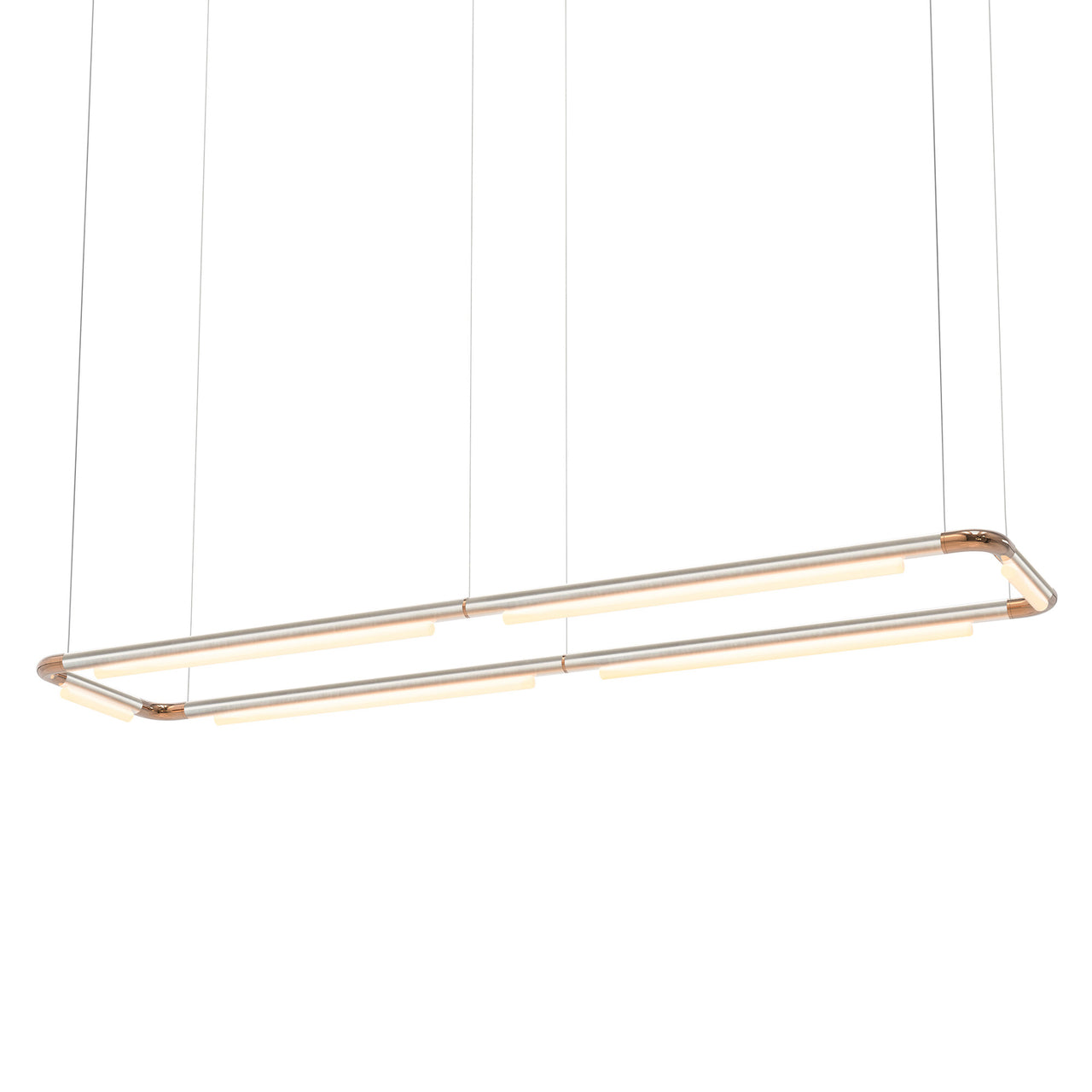 Pipeline CM8 Pendant Light: Raw + Copper
