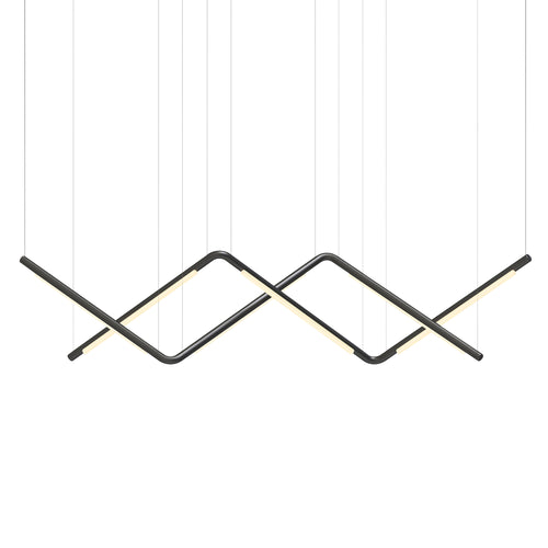 Pipeline CM9 Pendant Light: Black + Black