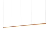 Pipeline 125.4 Linear Pendant Light: Copper + Copper