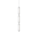 Vale System Pendant Light: Vertical + End-to-End + Vale 3 + Silica