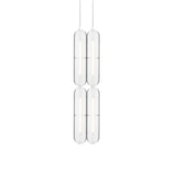 Vale System Pendant Light: Vertical + Side-to-End + Anthracite + Vale 4 - SE