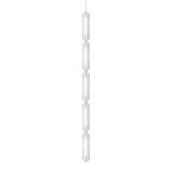 Vale System Pendant Light: Vertical + End-to-End + Vale 5 + Silica