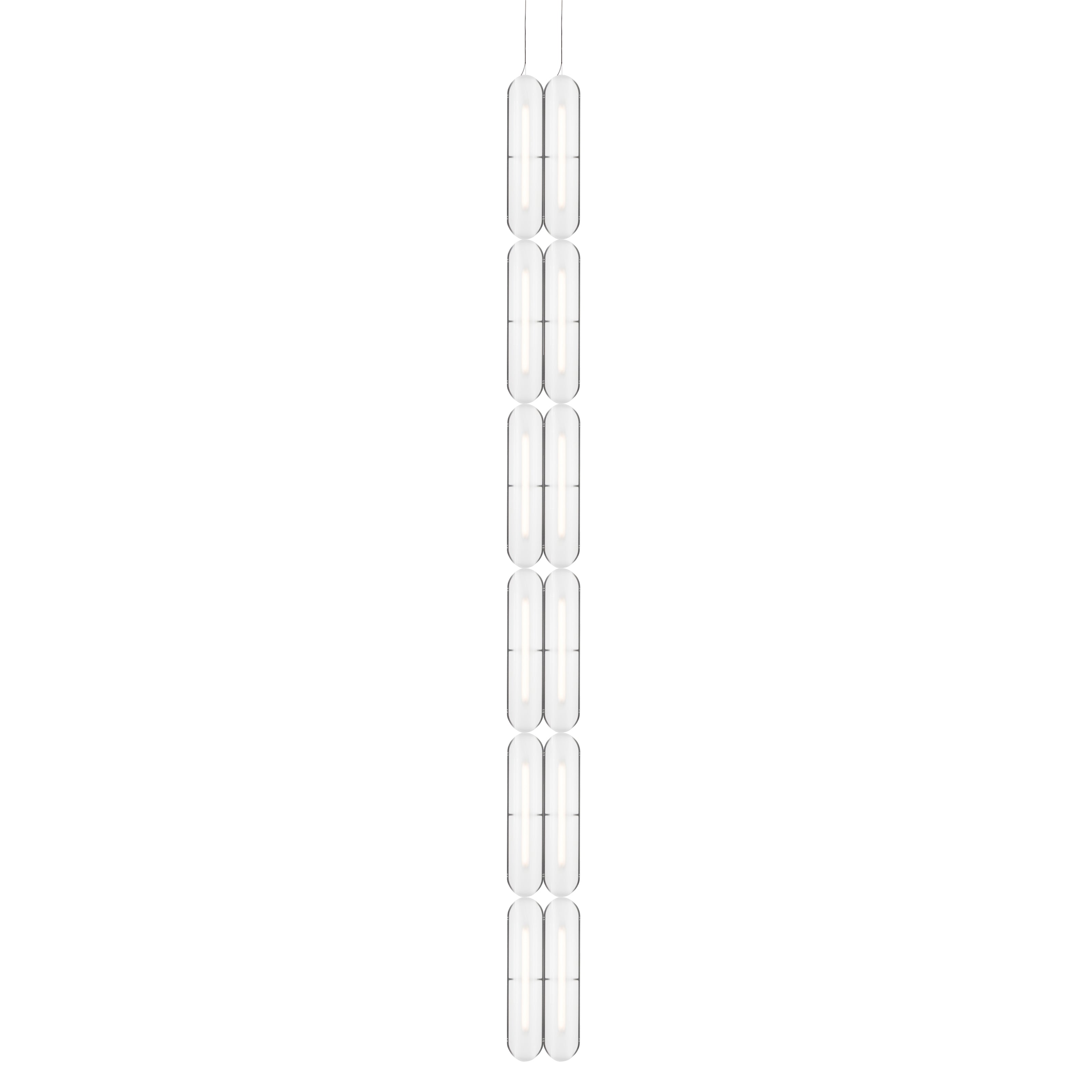 Vale System Pendant Light: Vertical + Side-to-End + Anthracite + Vale 6 - SE