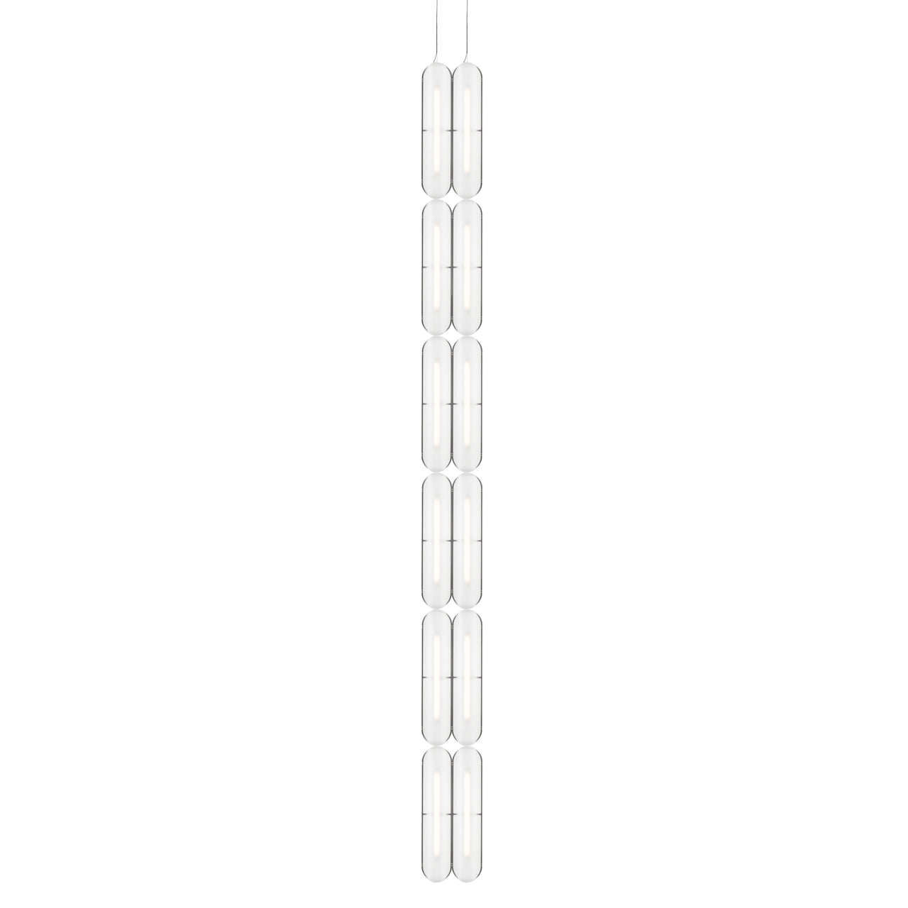 Vale System Pendant Light: Vertical + Side-to-End + Anthracite + Vale 6 - SE