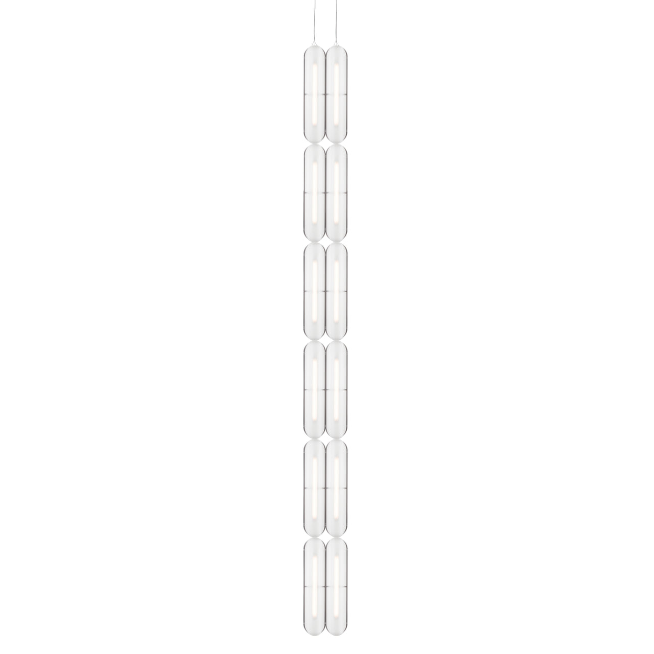 Vale System Pendant Light: Vertical + Side-to-End + Rust + Vale 6 - SE