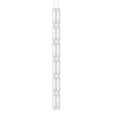 Vale System Pendant Light: Vertical + Side-to-End + Silica + Vale 6 - SE