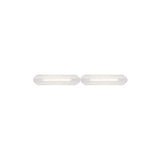 Vale System Ceiling/Wall Light: Horizontal + End-to-End + Vale 2 + Silica