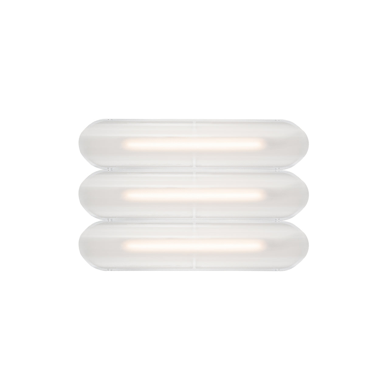 Vale System Ceiling/Wall Light: Horizontal + Side-to-Side + Vale 3 + Silica