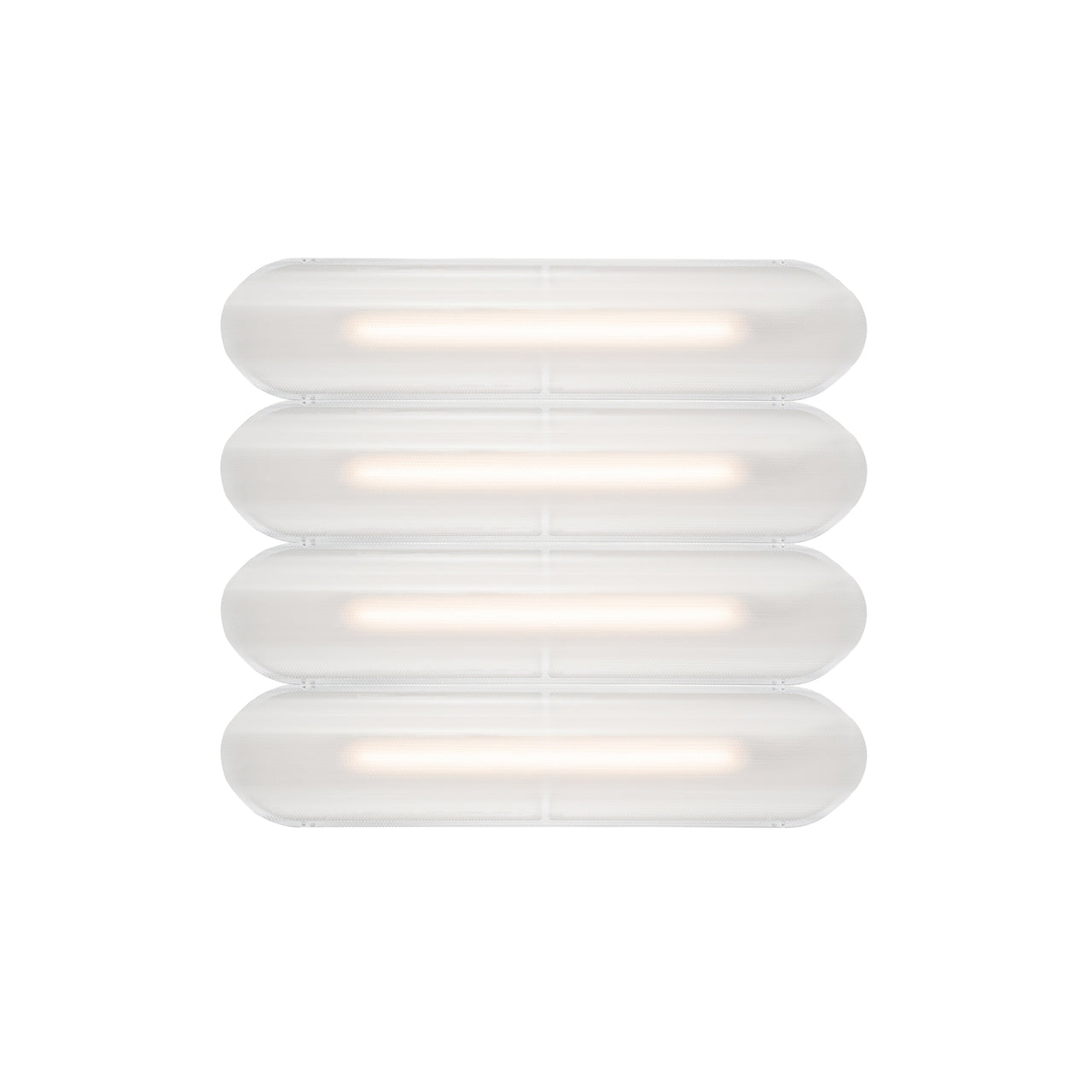 Vale System Ceiling/Wall Light: Horizontal + Side-to-Side + Vale 4 + Silica