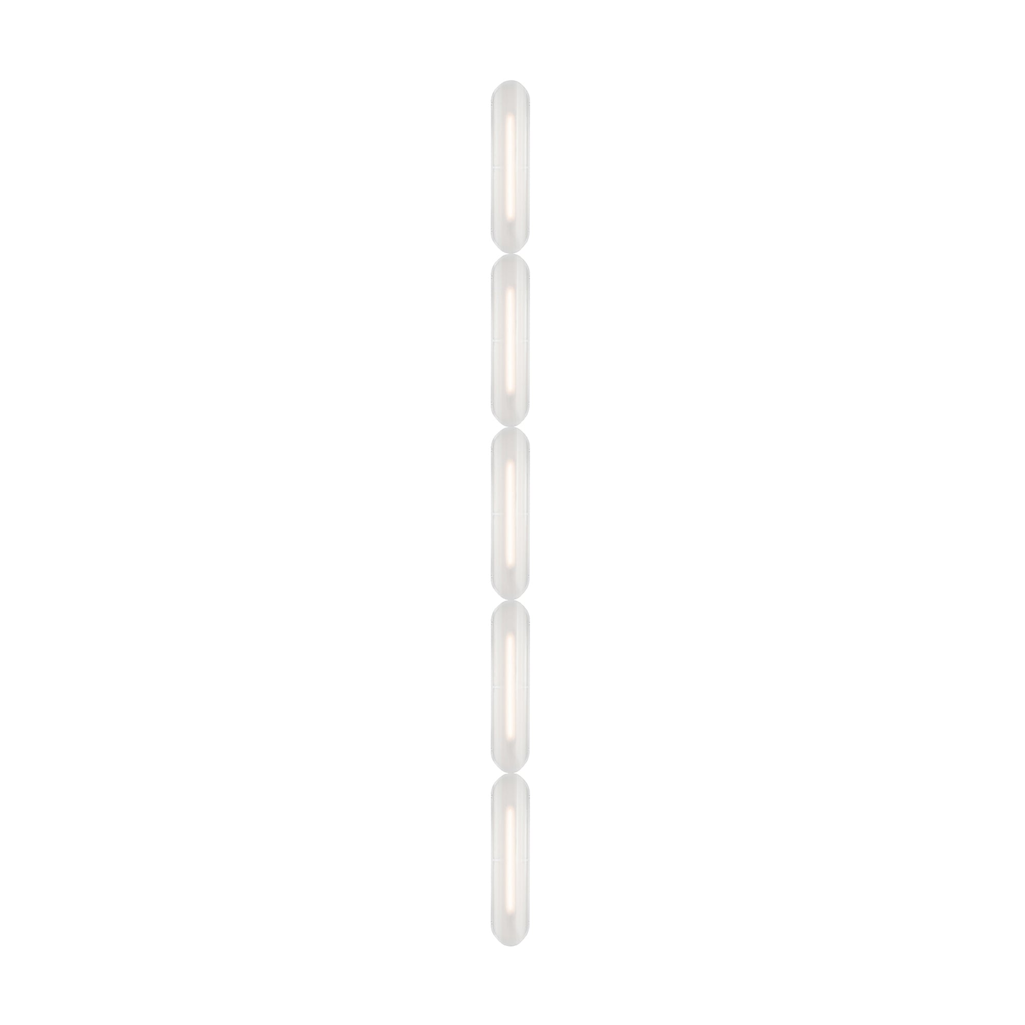 Vale System Ceiling/Wall Light: Vertical + End-to-End + Vale 5 + Silica