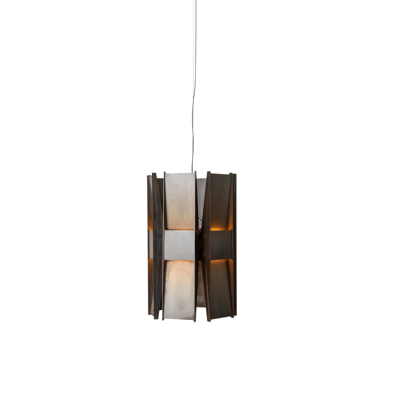 Vector Pendant Light: 6 + Black Steel