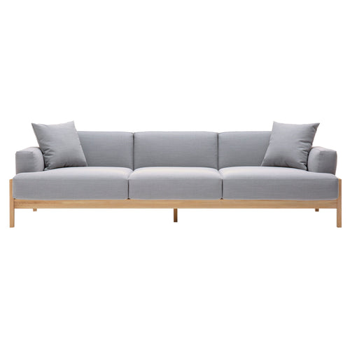 Kinuta Sofa: 3 Seater 3P A-S01 +  Pure Oak + Vidar 4