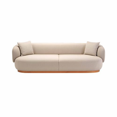 Azabu Residence 2 Seater Sofa A-S02: Keyaki Brown + Coda 2