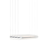 Vale System X-Axis Pendant Light: Horizontal + Side-to-Side + Vale 4 + Anthracite