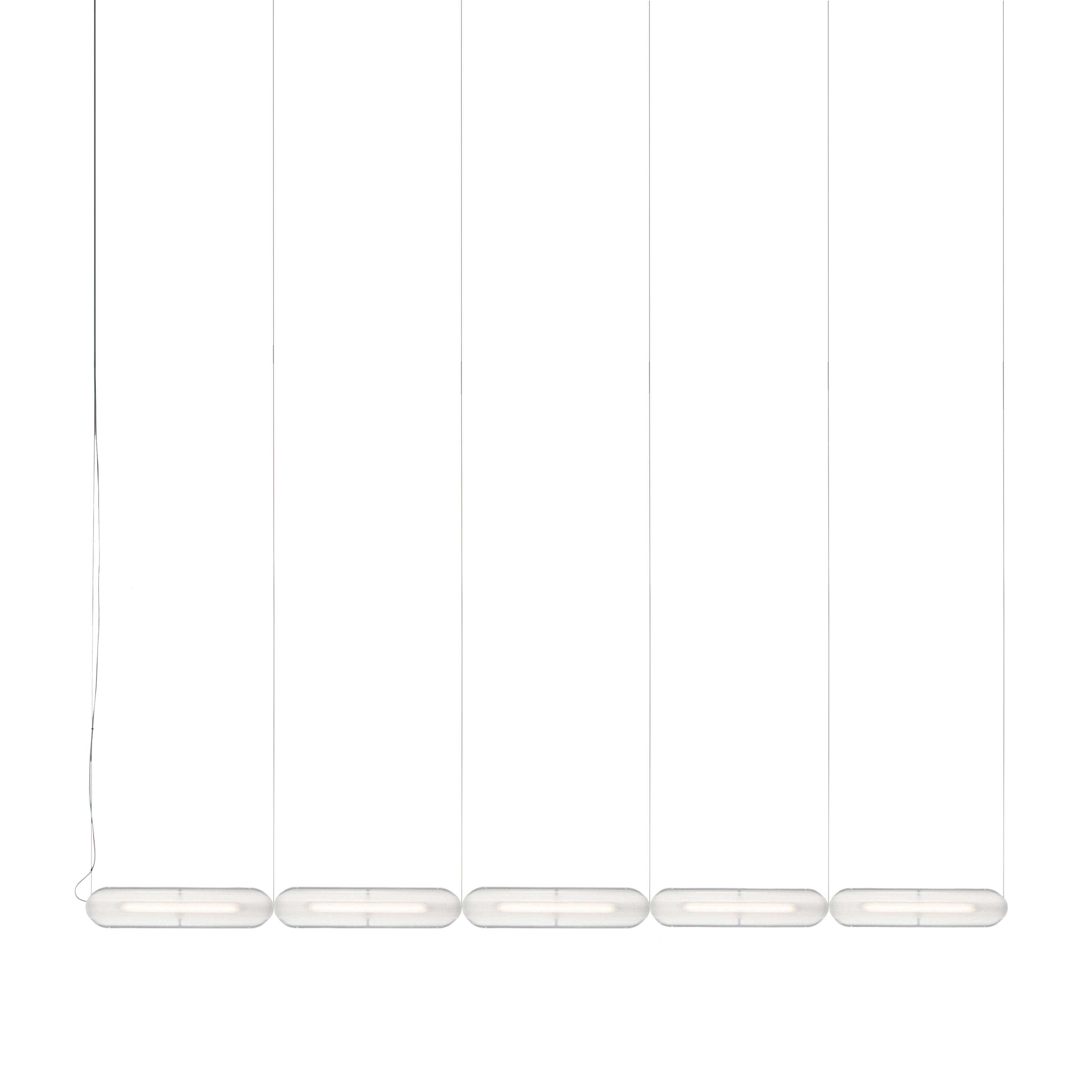 Vale System Y-Axis Pendant Light: Horizontal + End-to-End + Vale 5 + Anthracite