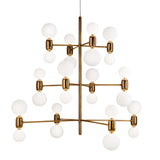 Aballs Chandelier Hanging Lamp: 12 + Gold