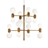 Aballs Chandelier Hanging Lamp: 8 + Gold