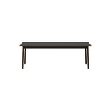 Ana Dining Table: Black + Smoked Oiled Stained Oak
