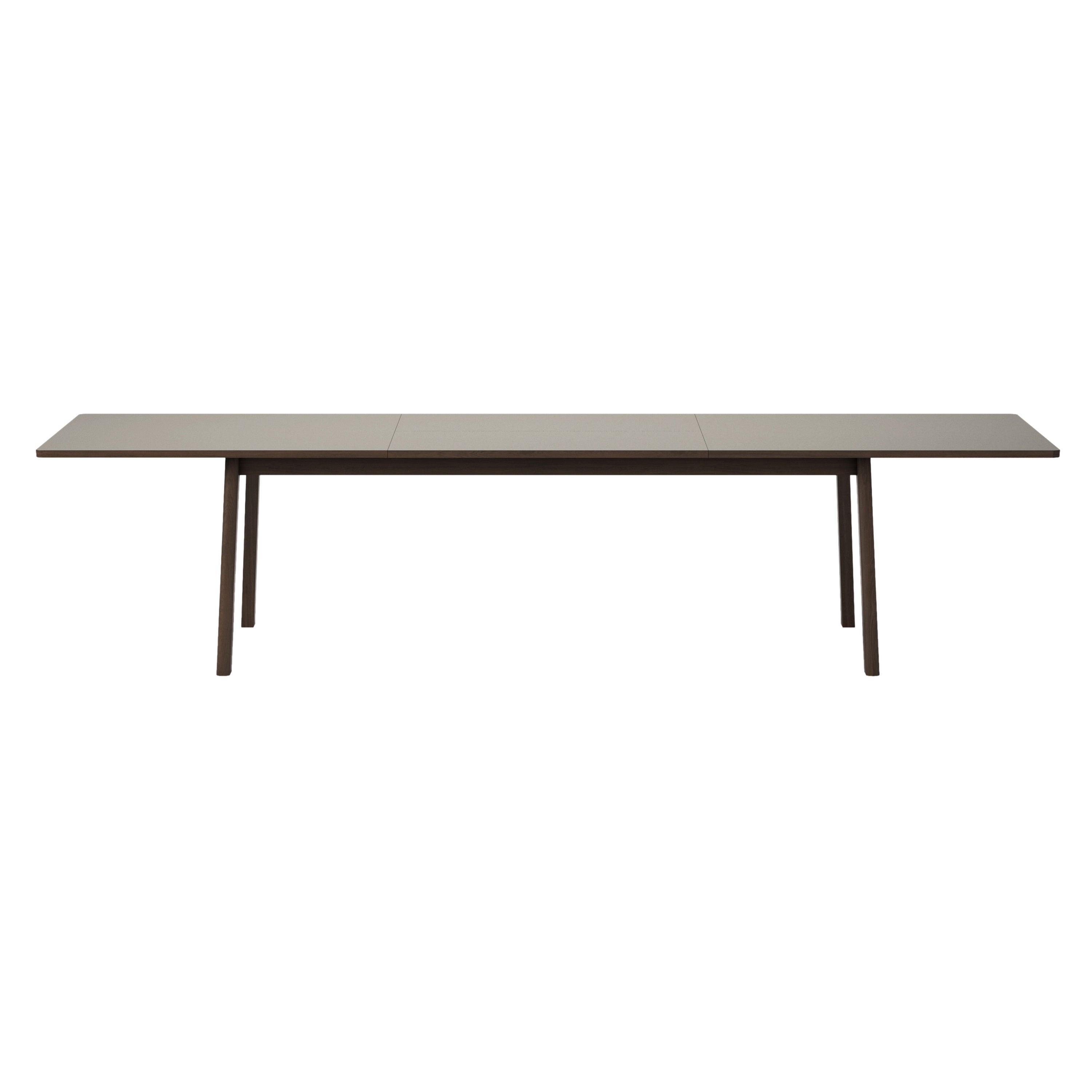 Ana Dining Table: Almond + Smoked Oiled Stained Oak