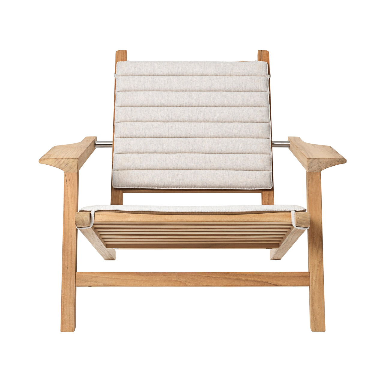 AH603 Outdoor Deck Chair: With Seat + Back Cushion