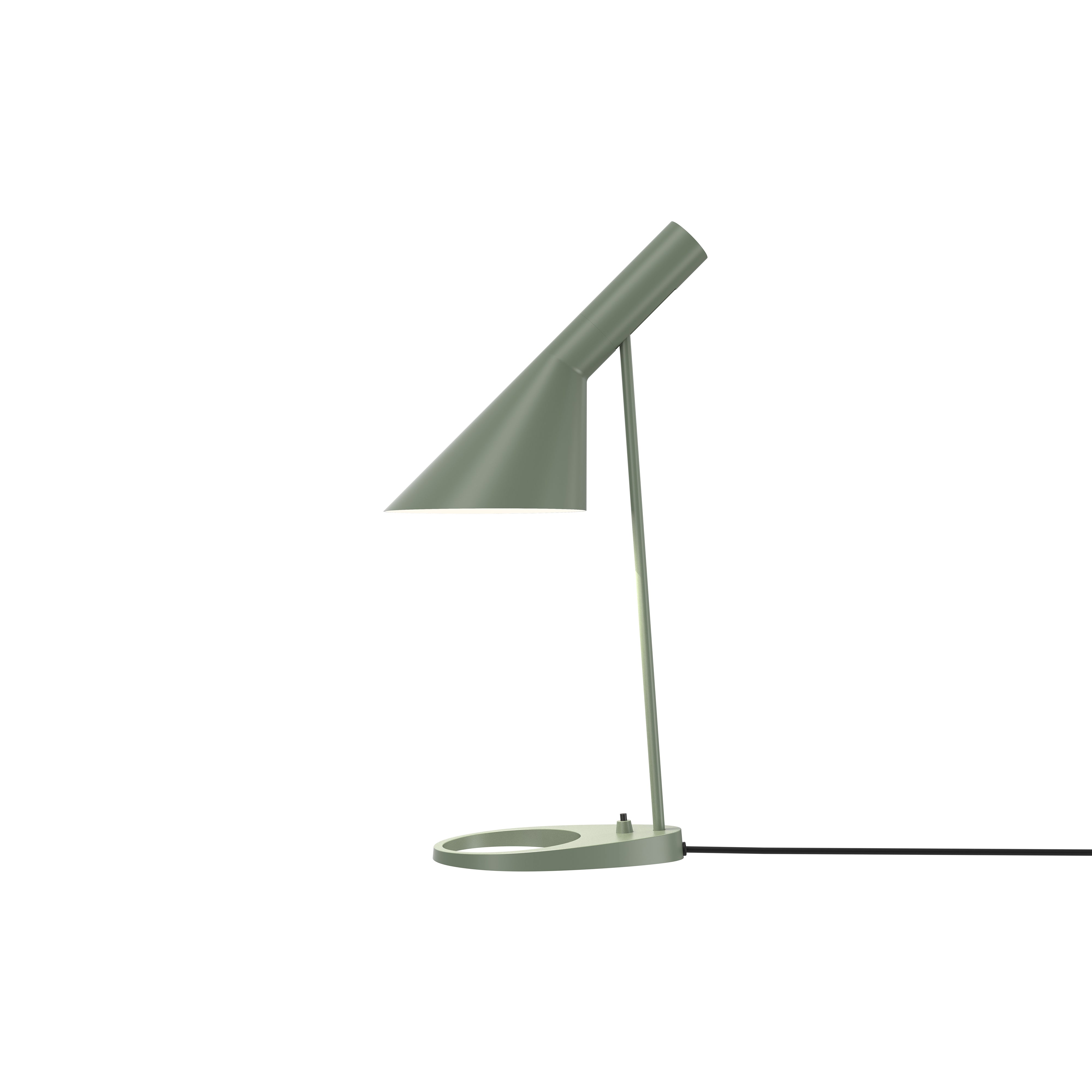 AJ Table Lamp: Pale Petroleum + 10W + Black