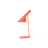 AJ Table Lamp: Electric Orange + 10W + White